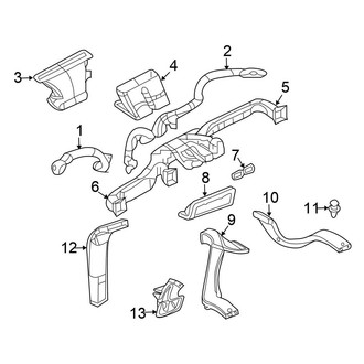 Chrysler OE - Instrument Panel - Ducts