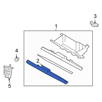 Chrysler OE - Front Glove Box Latch