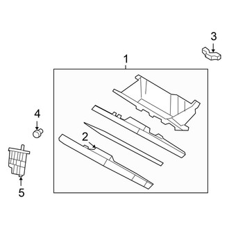 Chrysler OE - Instrument Panel - Glove Box (Flex / Gas)