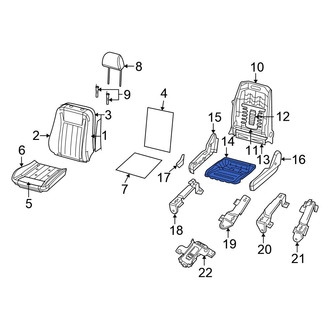 Chrysler OE - Front Seat Frame