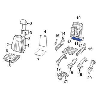 Chrysler OE - Seat Back Frame Bracket