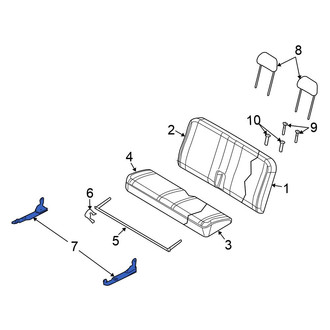 Chrysler OE - Rear Left Seat Back Frame Bracket