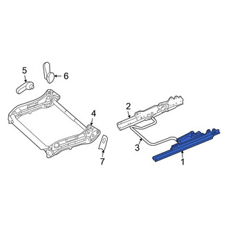 Chrysler OE - Front Right Seat Track