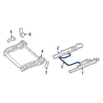 Chrysler OE - Front Seat Track Adjust Handle