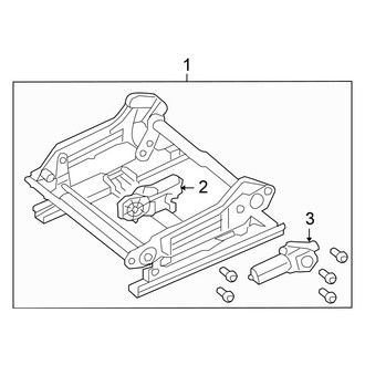 Chrysler OE - Seats & Tracks - Tracks & Components (Power Seat)