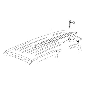 Chrysler OE - Roof - Luggage Carrier (Flex / Gas)