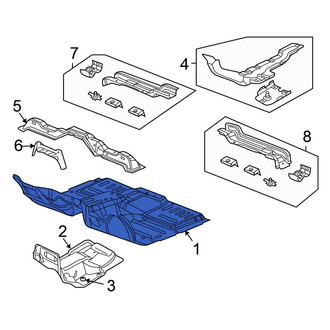 Chrysler OE - Rear Floor Pan
