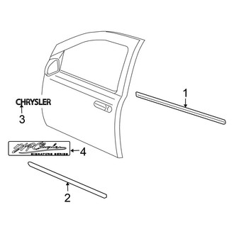 Chrysler OE - Front Door - Exterior Trim