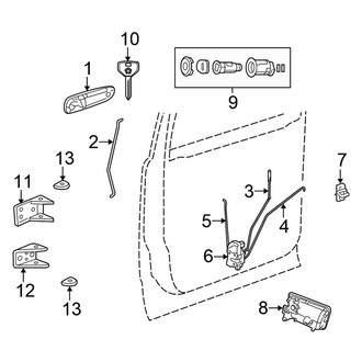 Chrysler OE - Front Door - Lock & Hardware