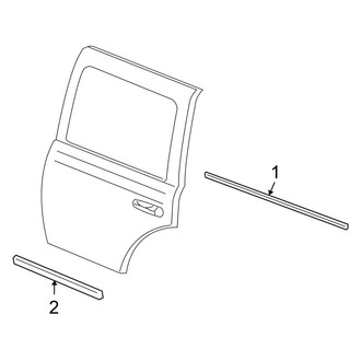 Chrysler OE - Rear Door - Exterior Trim