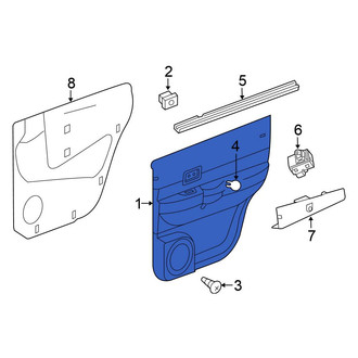 Chrysler OE - Front Left Inner Door Interior Trim Panel