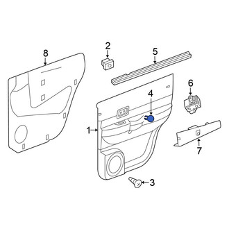 Chrysler OE - Front Door Interior Trim Panel Cap