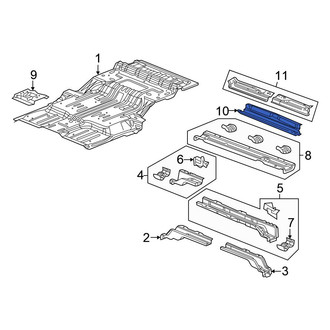 Chrysler OE - Rear Floor Pan Crossmember