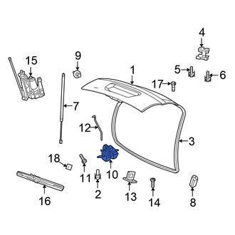 Chrysler OE - Rear Liftgate Latch