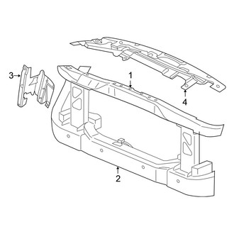 Chrysler OE - Radiator Support (FULL HYBRID EV-GAS (FHEV))