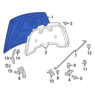 Chrysler OE - Front Hood Panel
