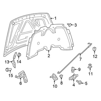 Chrysler OE - Hood & Components (FULL HYBRID EV-GAS (FHEV))
