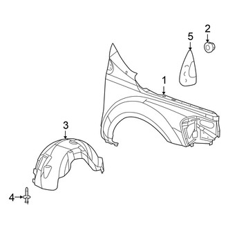 Chrysler OE - Fender & Components (FULL HYBRID EV-GAS (FHEV))