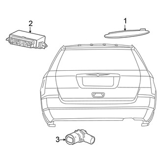 Chrysler OE - Electrical Components (Park Assist System), (FULL HYBRID EV-GAS (FHEV))