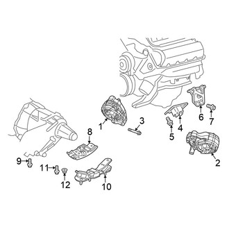 Chrysler OE - Engine & Transmission Mounting (FULL HYBRID EV-GAS (FHEV))