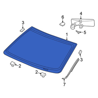 Chrysler OE - Front Windshield