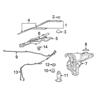 Chrysler OE - Windshield - Wiper & Washer Components