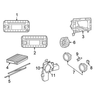 Chrysler OE - Instrument Panel - Sound System (FULL HYBRID EV-GAS (FHEV))
