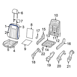 Chrysler OE - Front Seat Cushion Foam