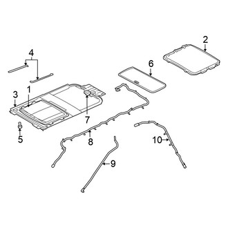 Chrysler OE - Roof - Sunroof (FULL HYBRID EV-GAS (FHEV))