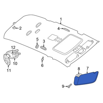 Chrysler OE - Right Sun Visor