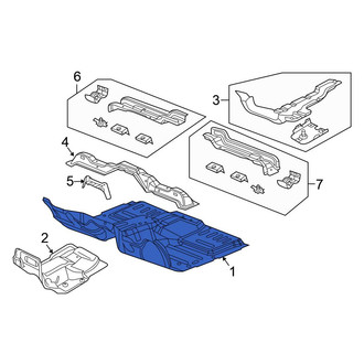 Chrysler OE - Front Floor Pan