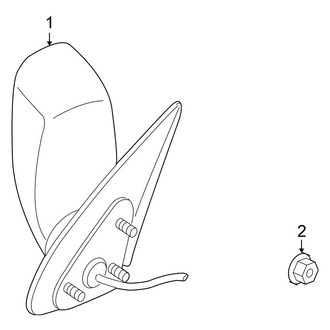 Chrysler OE - Front Door - Outside Mirrors (Limited Hybrid)