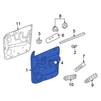 Chrysler OE - Front Right Inner Door Interior Trim Panel