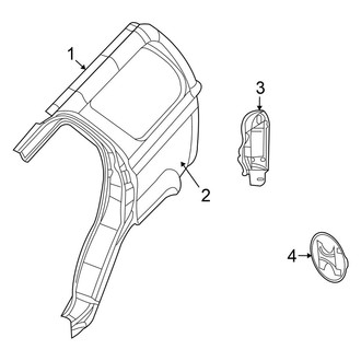 Chrysler OE - Quarter Panel & Components (FULL HYBRID EV-GAS (FHEV))