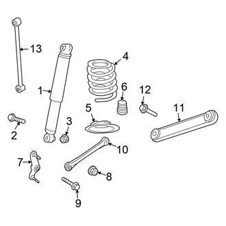 Chrysler OE - Rear Suspension - Suspension Components (FULL HYBRID EV-GAS (FHEV))