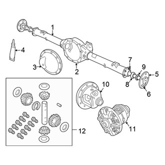 Chrysler OE - Rear Suspension - Axle & Differential (Limited Hybrid)