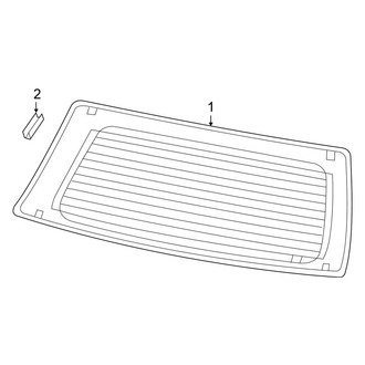Chrysler OE - Lift Gate - Glass (FULL HYBRID EV-GAS (FHEV))