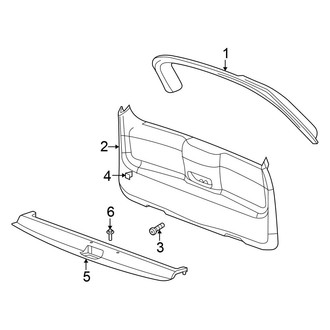 Chrysler OE - Lift Gate - Interior Trim (FULL HYBRID EV-GAS (FHEV))