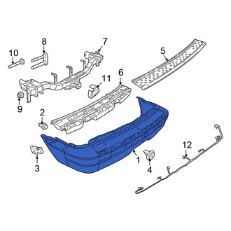 Chrysler OE - Rear Bumper Cover