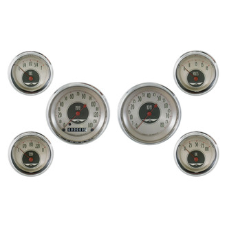 Classic Instruments® - All American Nickel Series Custom 6-Gauge Set