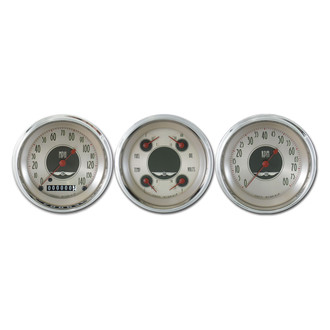 Classic Instruments® - All American Nickel Series Custom 3-Gauge Set