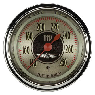 Classic Instruments® - All American Nickel Series 2-1/8" Water Temperature Gauge