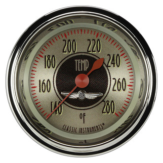 Classic Instruments® - All American Nickel Series 2-1/8" Water Temperature Gauge