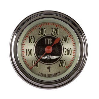 Classic Instruments® - All American Nickel Series 2-1/8" Water Temperature Gauge