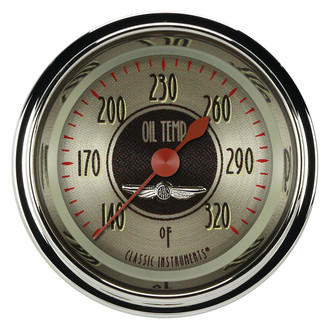 Classic Instruments® - All American Nickel Series Oil Temperature Gauge