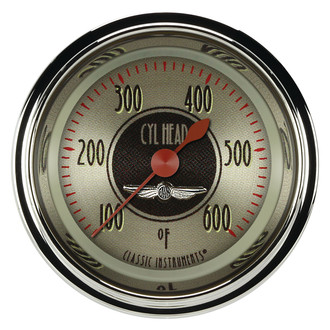 Classic Instruments® - All American Nickel Series Cylinder Head Tempature Gauge