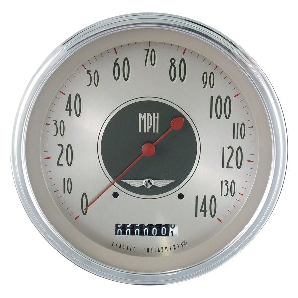 Classic Instruments® - All American Nickel Series 4-5/8" Speedometer, 140 MPH