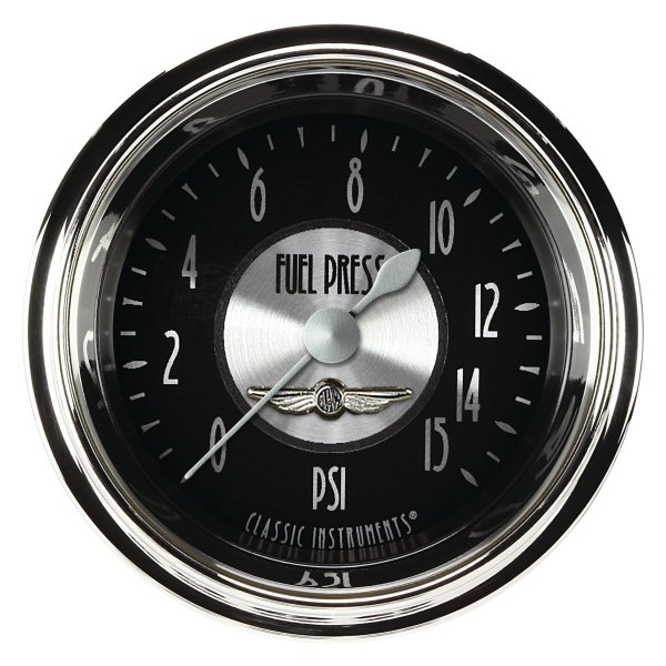 Classic Instruments® - All American Tradition Series 2-1/8" Fuel Pressure Gauge, 15 psi