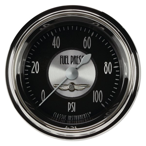 Classic Instruments® - All American Tradition Series 2-1/8" Fuel Pressure Gauge, 100 psi