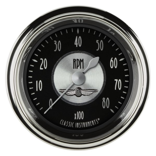 Classic Instruments® - All American Tradition Series 2-1/8" Tachometer, 8,000 RPM